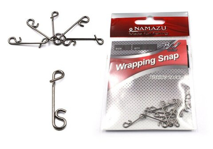 Застежки безузловые Namazu Wrapping Snap цвет BN р.M test-8кг 10шт