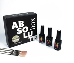 Nika Nagel Absolute Box - Набор гель-лаков Lingerie №1, 3шт