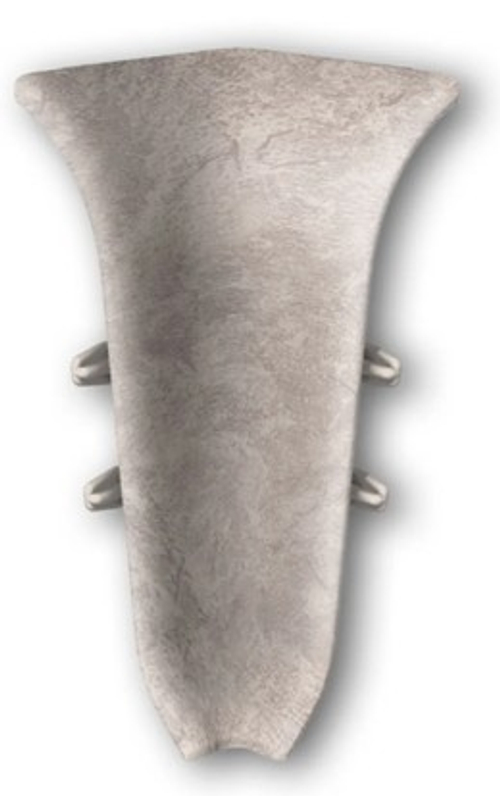 Угол внутренний для плинтуса 70мм "Идеал Классик", 549 Лофт светло-бежевый