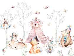 Фотообои звери на полянке