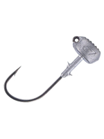 Джиг-головка для рыбалки BKK Silent Chaser-Draggin' NED, размер крючка 1, вес 3,5г, 4 шт., серый металлик