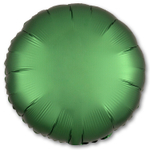 Шар фольгированный Круг 43 см (Зеленый)