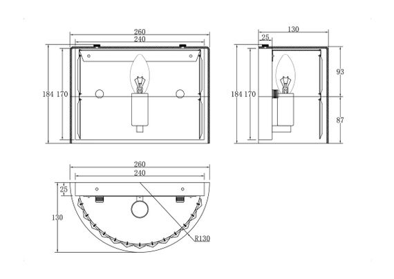 Настенный светильник Maytoni Wonderland MOD313WL-01CH