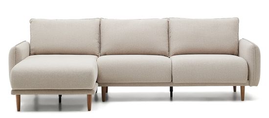 Carlota Диван 3-местный модульный с левым/правым шезлонгом бежевого цвета
