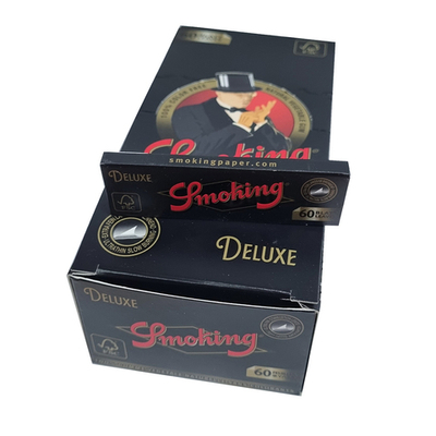 Бумага для сигарет блок "Smoking" Deluxe 60л*50шт