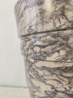 Раковина напольная из мрамора Pedestal Doreng Spiral MN-65926 40х40х90