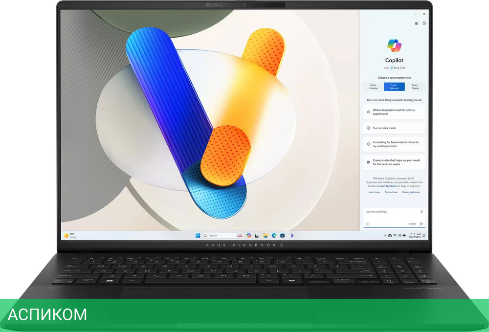 Ноутбук ASUS Vivobook S 16 OLED M5606WA-MX019W