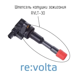 Штепсель - наконечник катушки зажигания Honda / RVLT-111