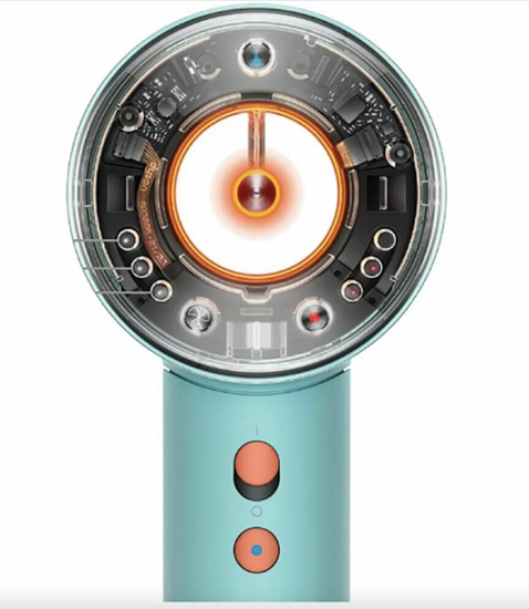 Фен Dyson Supersonic Nural HD16, бирюзовый/оранжевый (Ceramic Patina/Topaz) EU