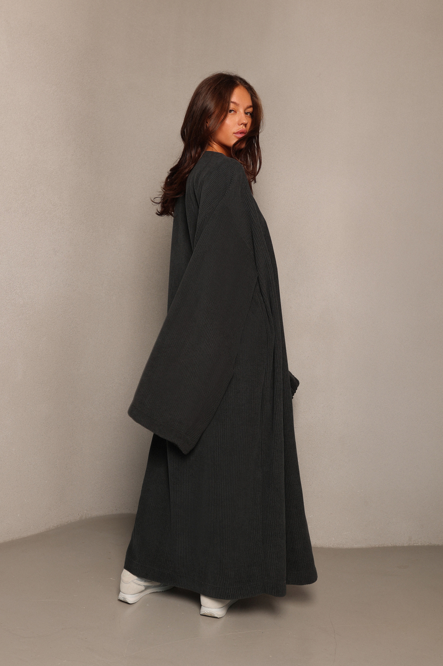 Платье на запах макси