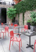 Кресло пластиковое Papatya Fame-K, красный