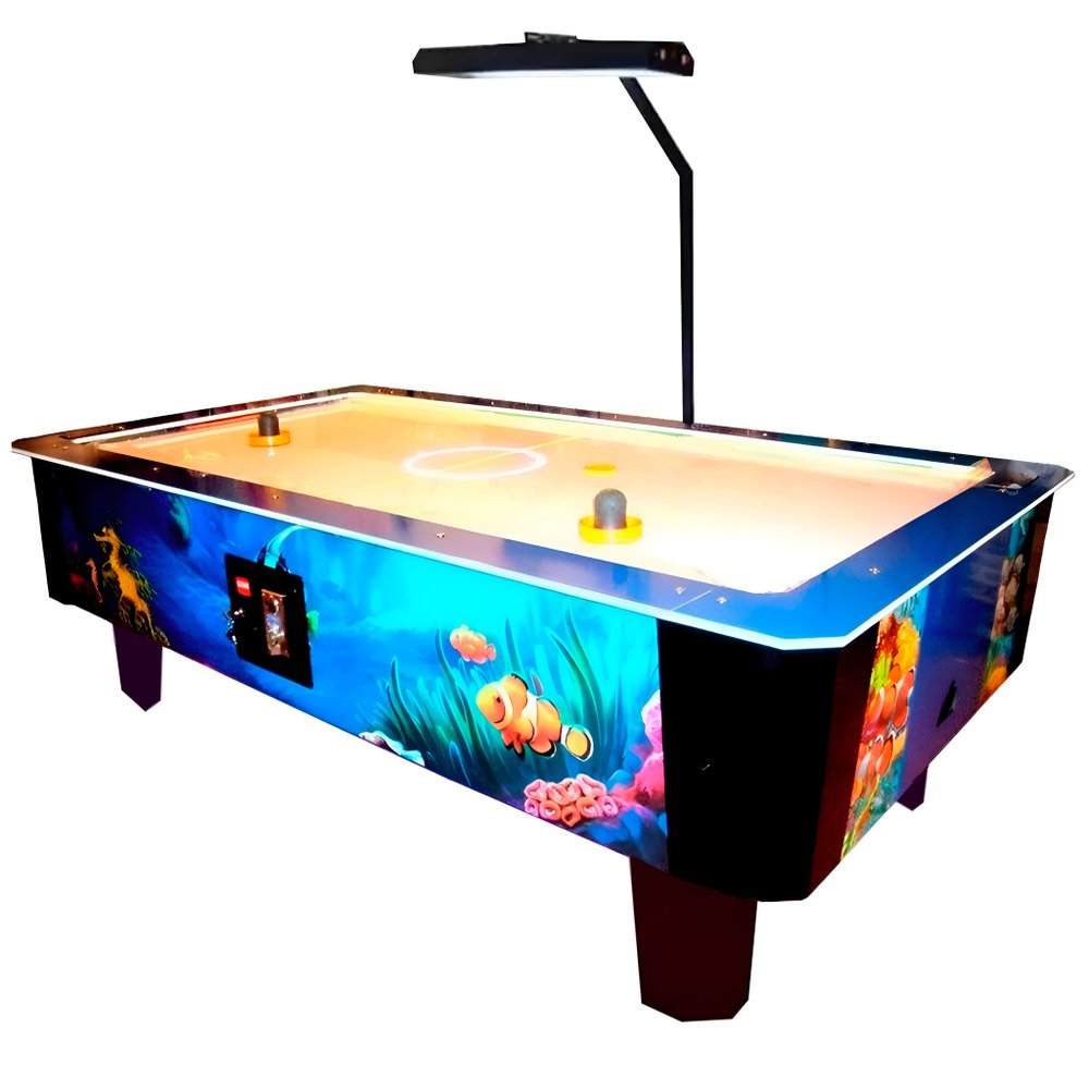 Аэрохоккей (220*120*75 см.) + лампа над полем