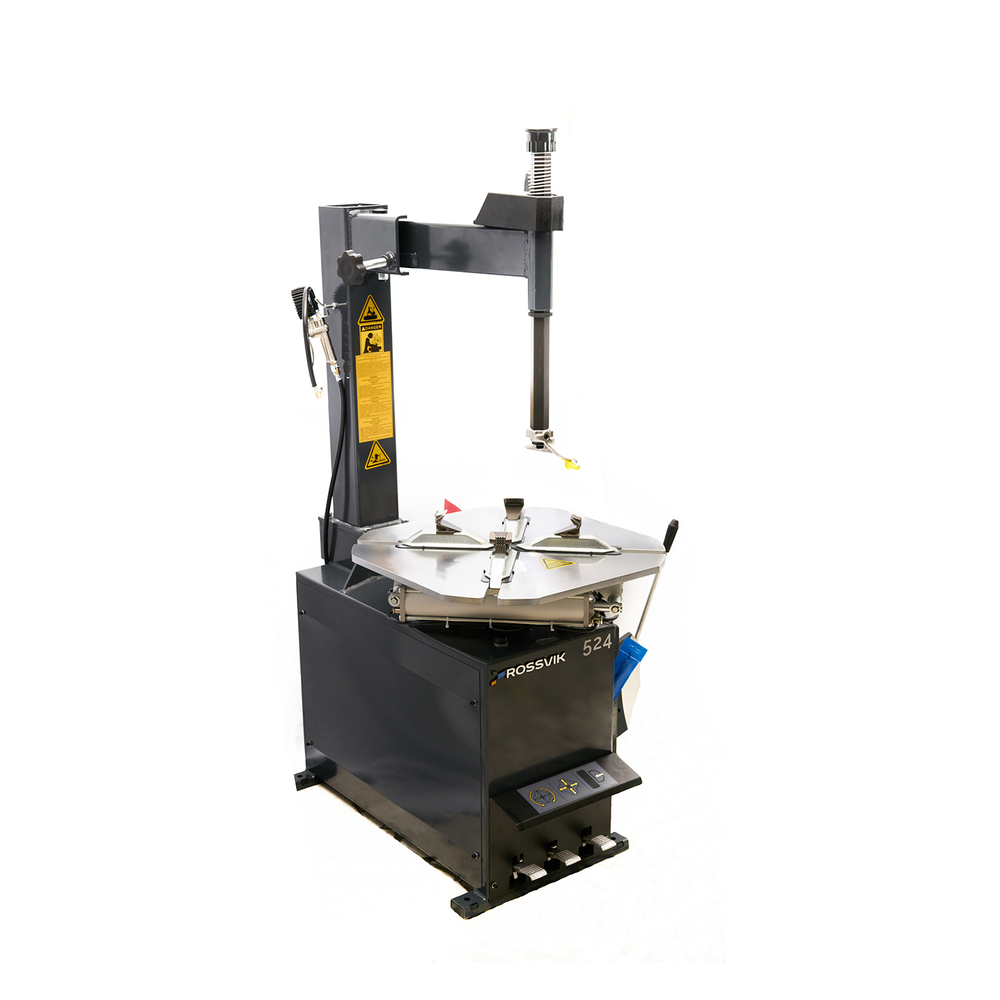 Станок шиномонтажный ROSSVIK V-524, п/авт., до 24", 380 В, серый