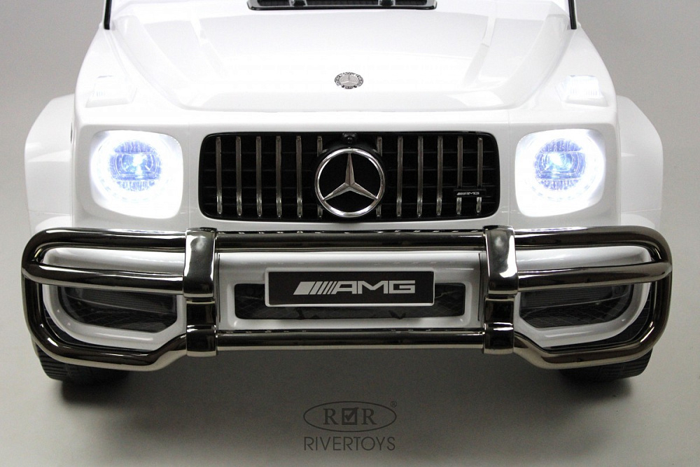 Детский электромобиль RiverToys Mercedes-AMG G63 4WD (S307) белый