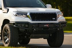 Бампер силовой передний BMS ALFA для Тойота Прадо 150 2018-2023