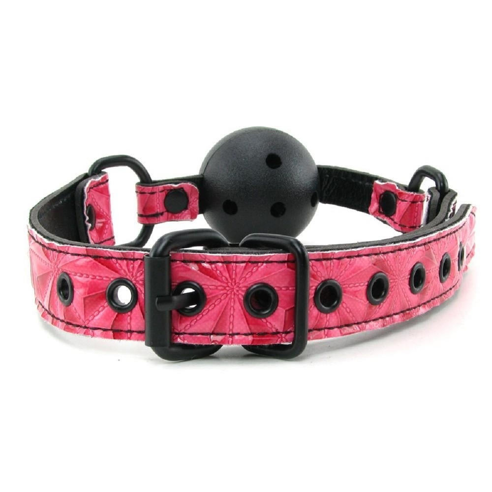 Кляп шарик дышащий Ball Gag красный