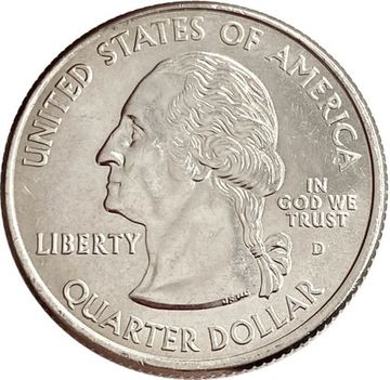25 центов (1/4 доллара, квотер) 2003 США «Штат Арканзас» (D)