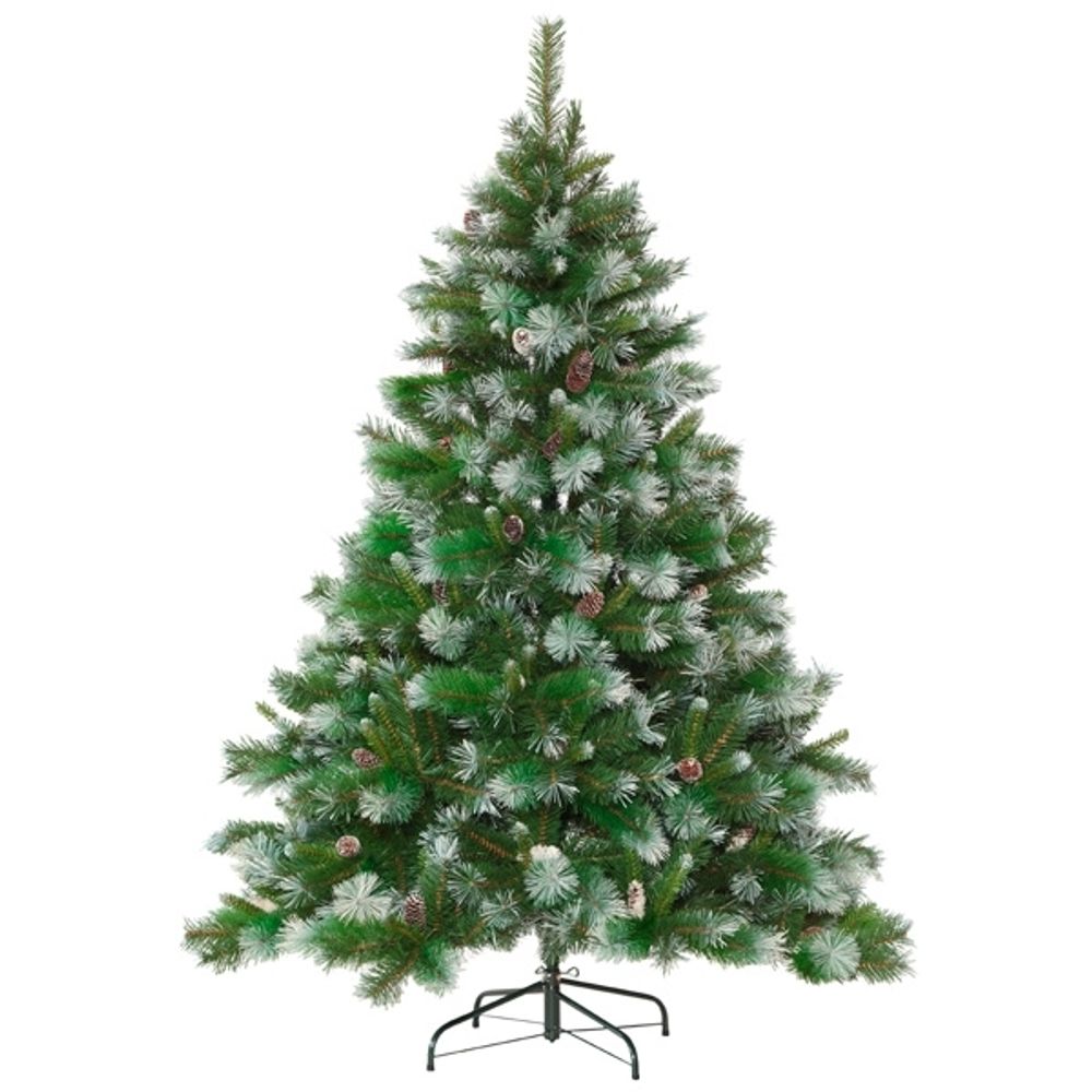 GAEM Елка искусственная "Сибирская особая со снегом", L134 W134 H180 см, 753 ветки