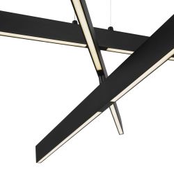 Люстра светодиодная подвесная Maytoni Origami MOD163PL-L38B4K