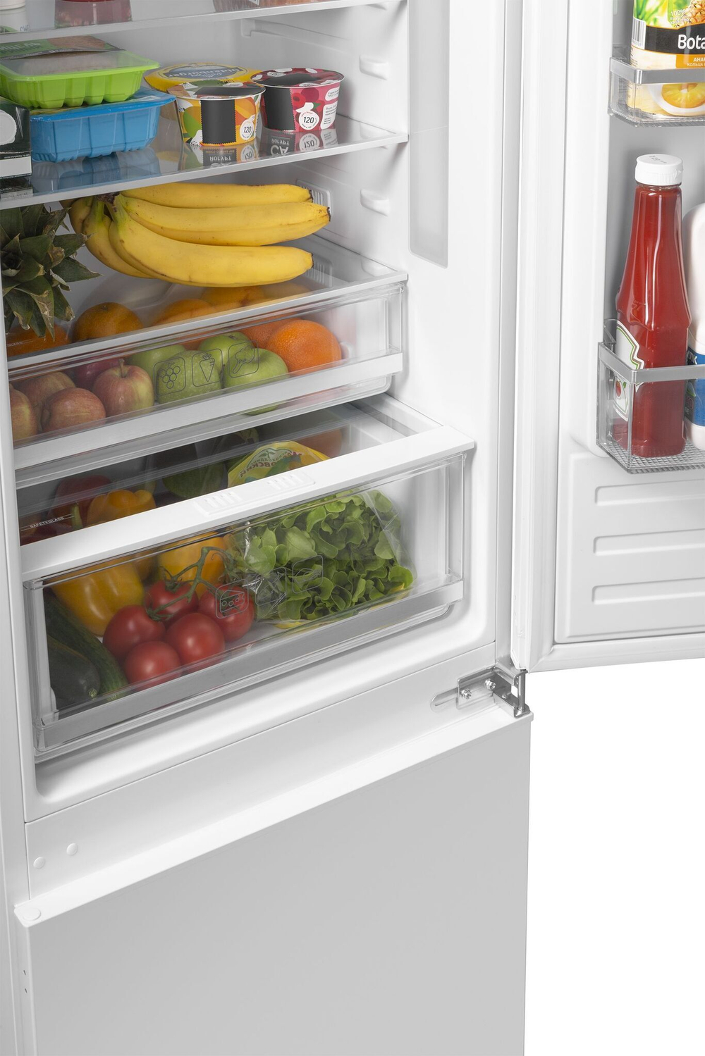 Встраиваемый холодильник Meferi MBR177 COMBI NO FROST POWER фото 6