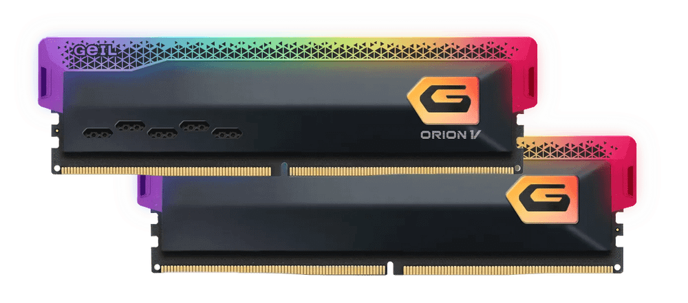 Оперативная память 32GB Kit (2x16GB) GEIL Orion V RGB 6000Mhz DDR5 CL38 GVSG532GB6000C38BDC Grey