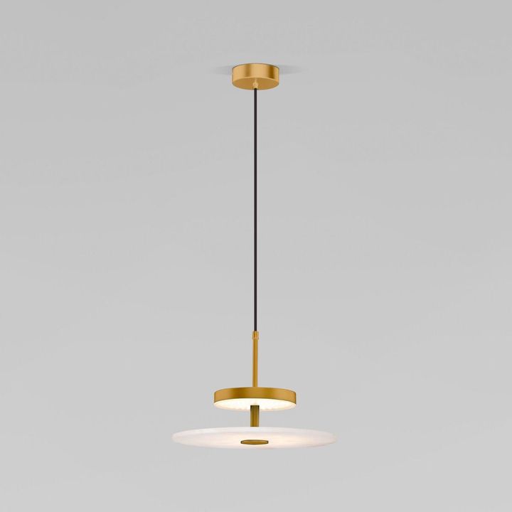 Подвесной светодиодный светильник Eurosvet Thasos 40342 LED латунь