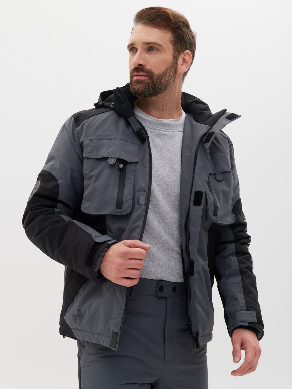 Костюм демисезонный Торнадо -15 ткань Breathable цвет Серый