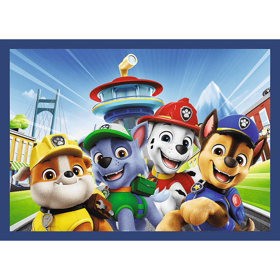 Pazl \ Puzzle \ Пазлы Puzzles - "4x88" - Trefl Premium Plus Kids - Dog Guard / Viacom PAW Patrol