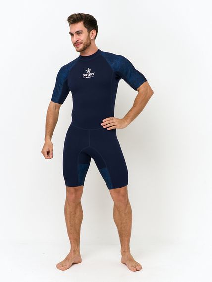 Короткий гидрокостюм Sargan Sport 1011/BL 2 мм синий