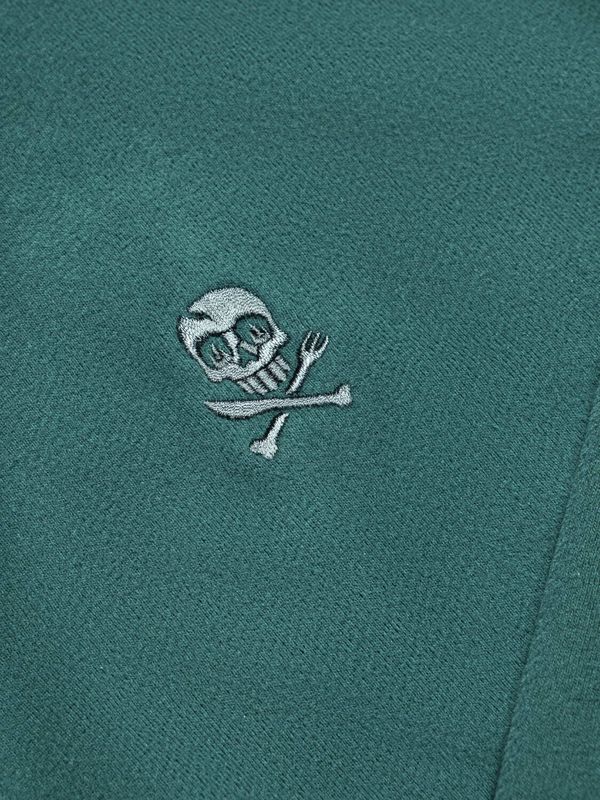 Худи Logo темно-зеленый - фото 8