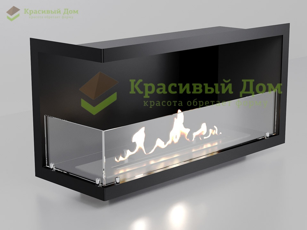Угловой биокамин 1100