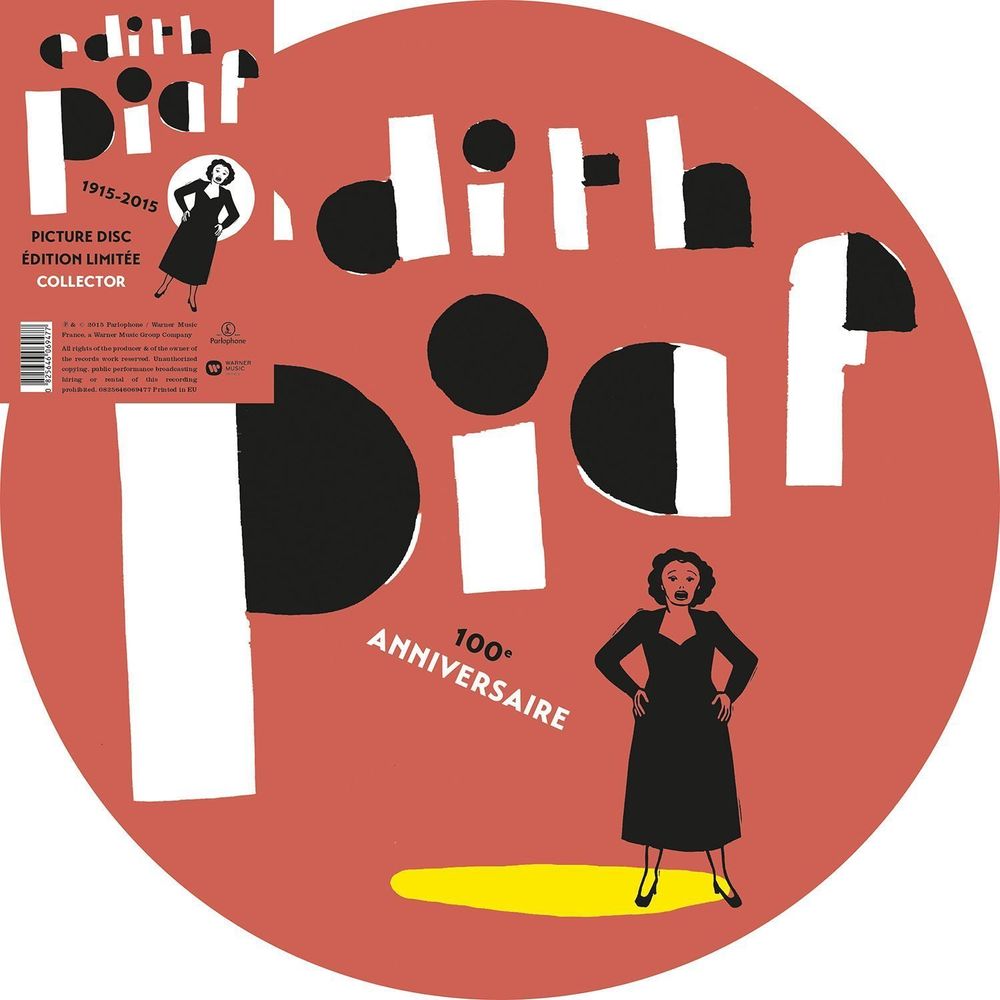 Edith Piaf / 1915-2015 (Limited Edition)(Picture Disc)(LP)