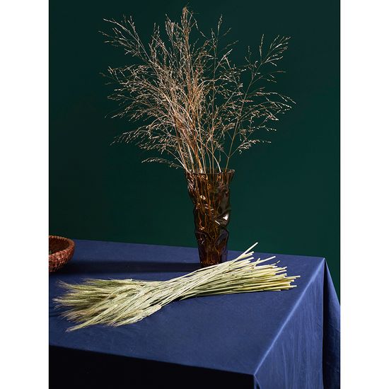 Ваза crumpl, 32 см, коричневая