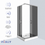 Душевой уголок с поддоном PARLY QZ71S N (70х100х195)