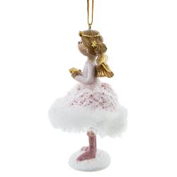 GAEM Фигурка декоративная подвесная "Ангел", L7 W7 H10,5 см, 2в.