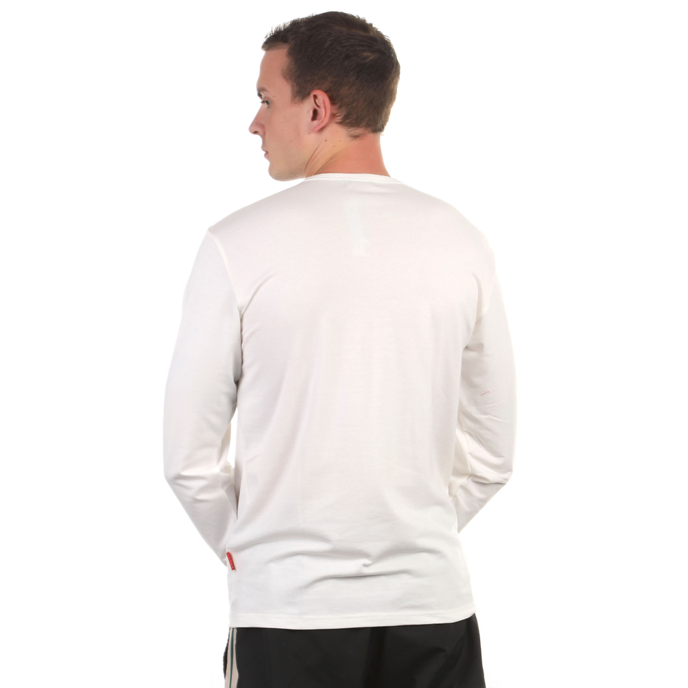 Мужской лонгслив белый PRADA