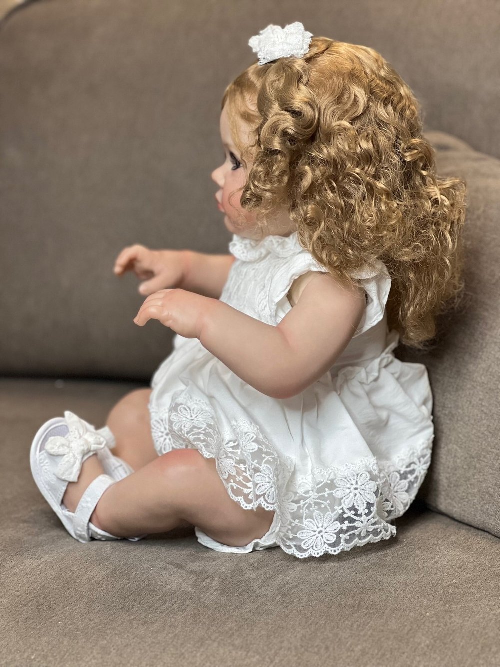 Кукла Реборн мягконабивная 60см в пакете (FA-590)