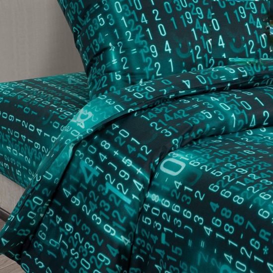 Двуспальный с европростынёй комплект постельного белья Геймер DE LUXE поплин наволочки 70x70 см