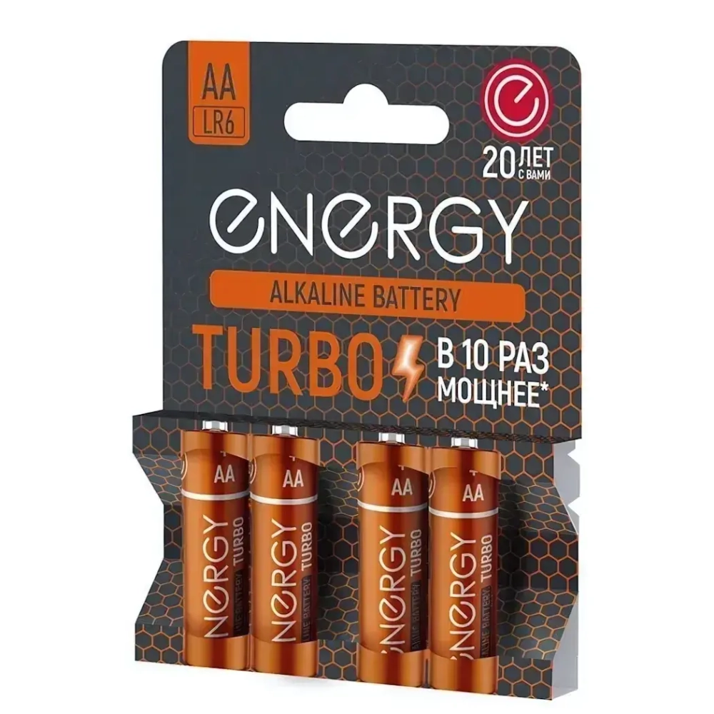 Батарейка алкалиновая Energy Turbo LRB (AА)