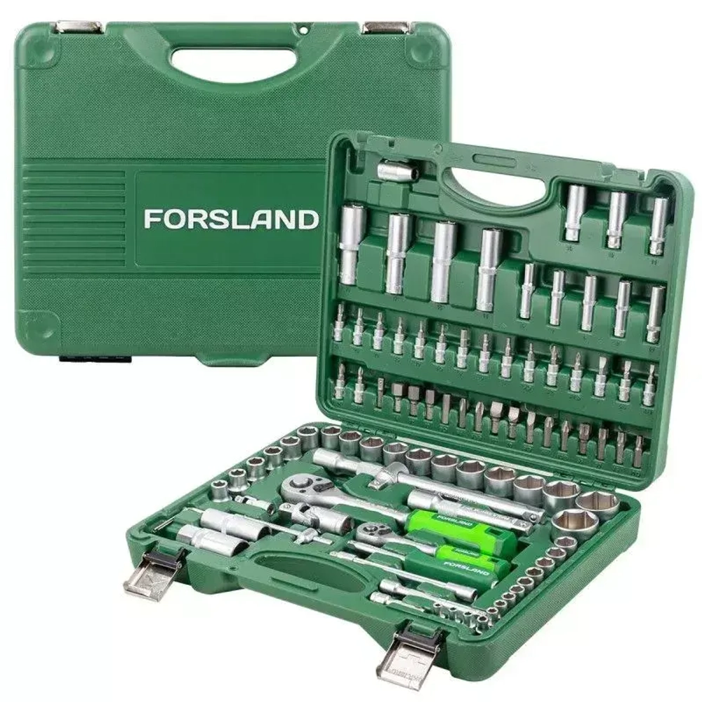 Набор инструментов 94 пр.1/4'',1/2''(6гр.)(4-32мм) Forsland Forsland-4941-5
