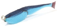 Поролоновая рыбка 7см сине-черная, (10шт в уп), Контакт
