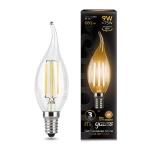 Лампа Gauss LED Filament Свеча на ветру 9W E14 680lm 2700K  104801109