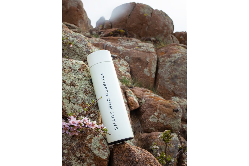 Термос с датчиком Roadlike Smart 500мл, белый