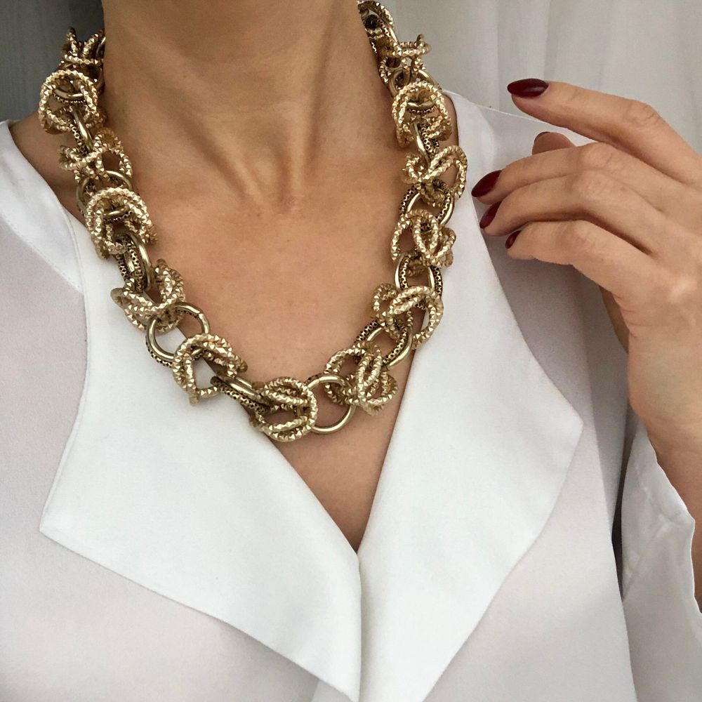 Колье крупное Византия/золото Колье крупное Византия/золото