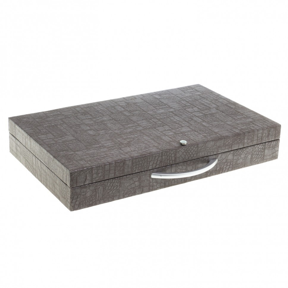 Нарды из камня лемезит,змеевик,мрамор 48х44х2,5 см G 120497