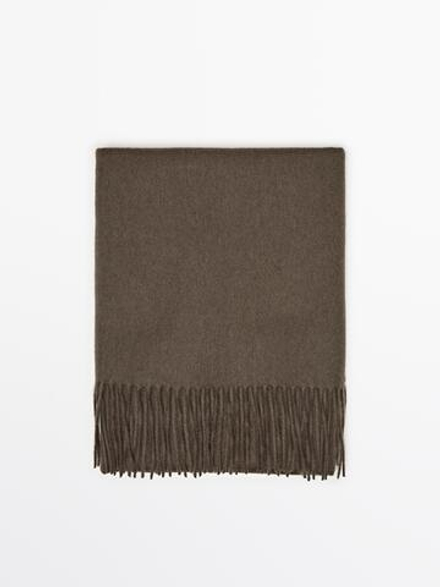 Massimo Dutti Шарф из смесовой шерсти, жженый