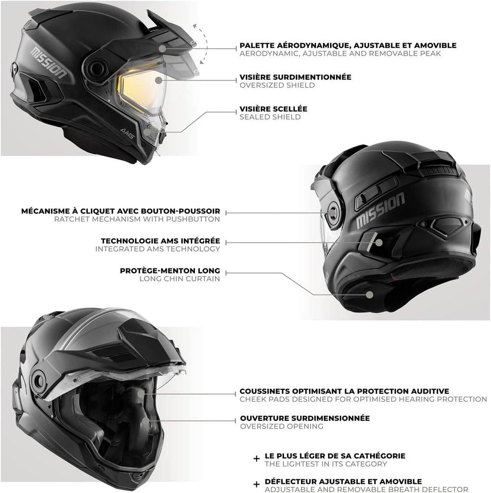 Шлем MISSION AMS EDL SPACE WH 3XL