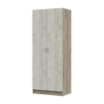 Басса (Бася) ШК 554 Шкаф штанга Дуб крафт серый / Дуб крафт белый