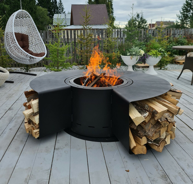 Дровяной гриль-стол Elbrus Grill Альпы 1600, 3мм