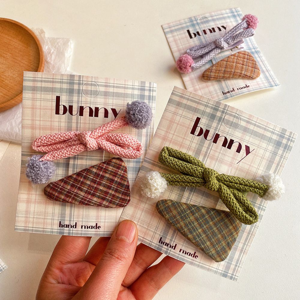 Набор заколок для волос &quot;Bunny Cotton&quot;